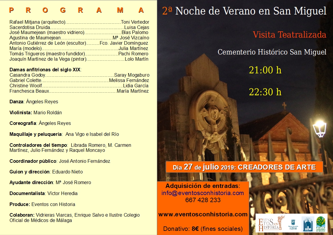 Programa 2ª Noche de Verano en San Miguel 2019